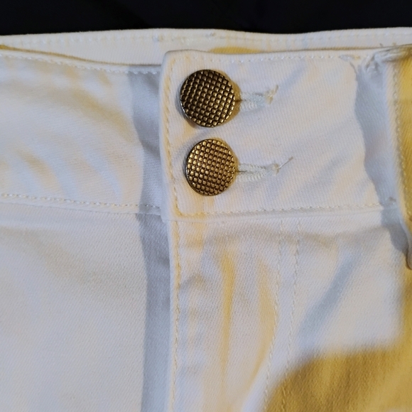 CAbi Size 6 Women's White Skinny Jeans - Picture 4 of 7